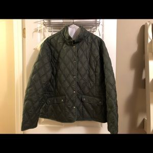 Eddie Bauer Olive Green Button down 2XL coat